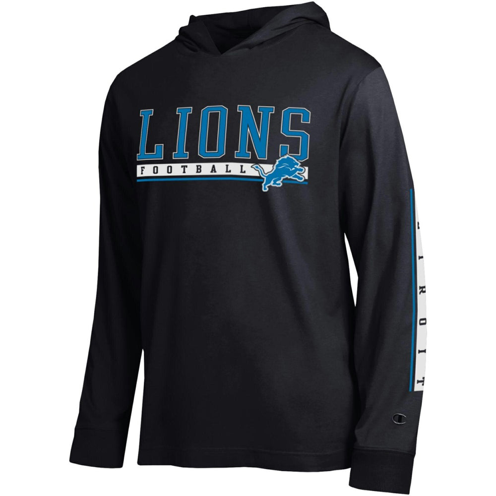 Detroit Lions Champion All Star Hoodie T-Shirt - Black - NFL