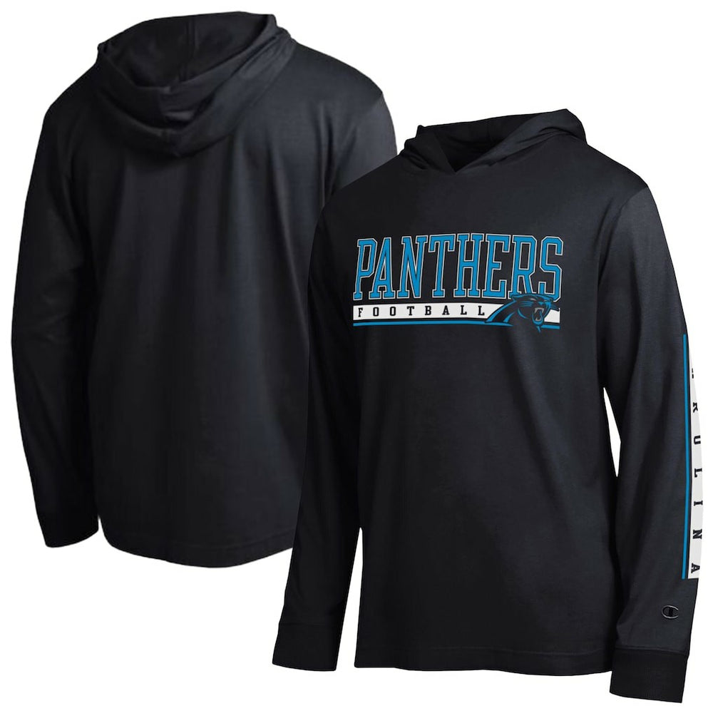Carolina Panthers Champion All Star Hoodie T-Shirt - Black - NFL
