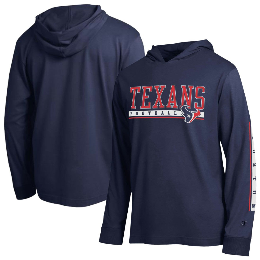 Houston Texans Champion All Star Hoodie T-Shirt - Navy - NFL