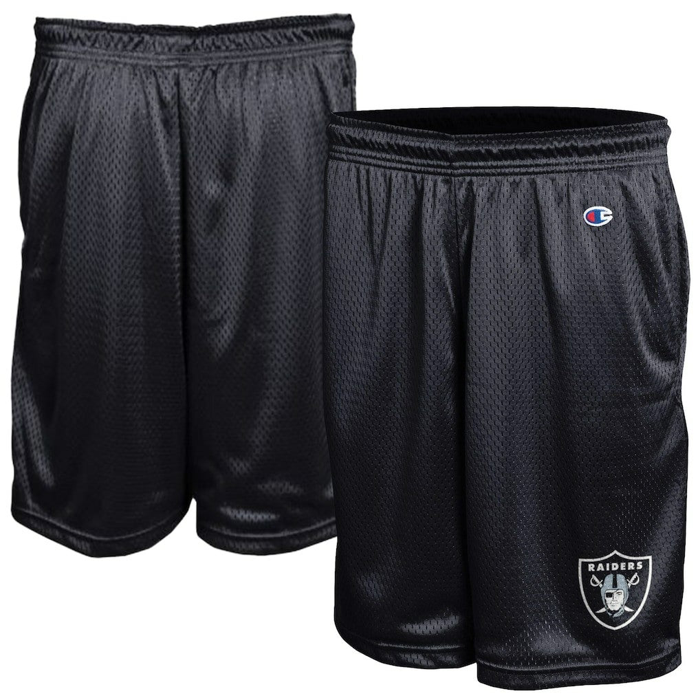 Las Vegas Raiders Champion Classic Mesh Shorts - Black - NFL