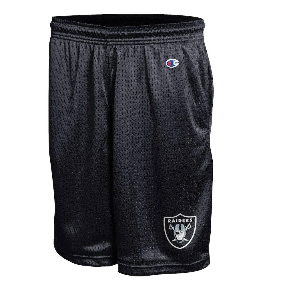 Las Vegas Raiders Champion Classic Mesh Shorts - Black - NFL
