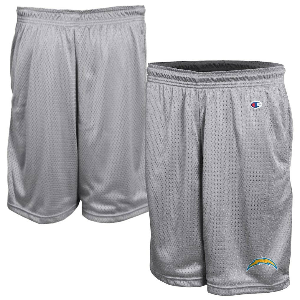 Los Angeles Chargers Champion Classic Mesh Shorts - Gray - NFL