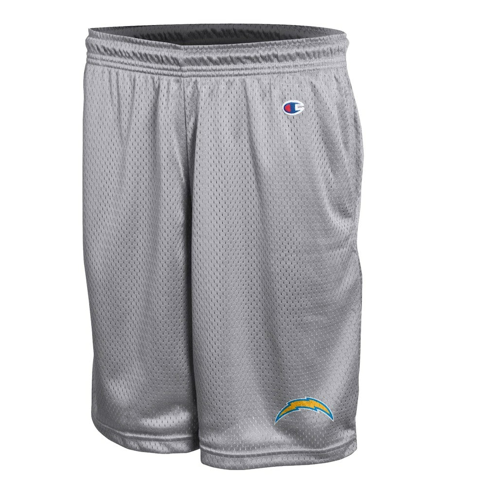 Los Angeles Chargers Champion Classic Mesh Shorts - Gray - NFL