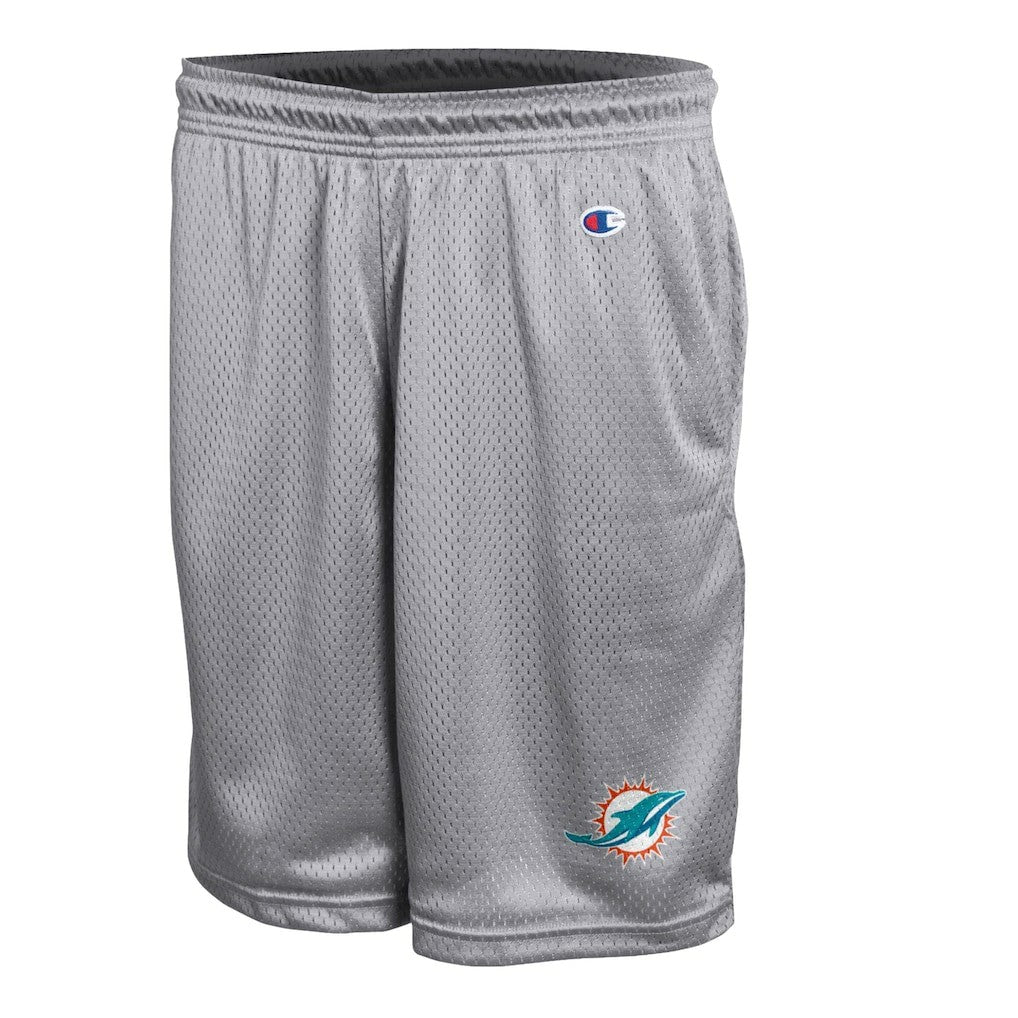 Miami Dolphins Champion Classic Mesh Shorts - Gray - NFL