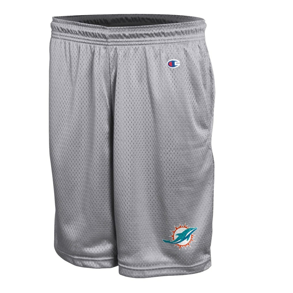 Miami Dolphins Champion Classic Mesh Shorts - Gray - NFL