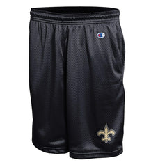 New Orleans Saints Champion Classic Mesh Shorts - Black - NFL