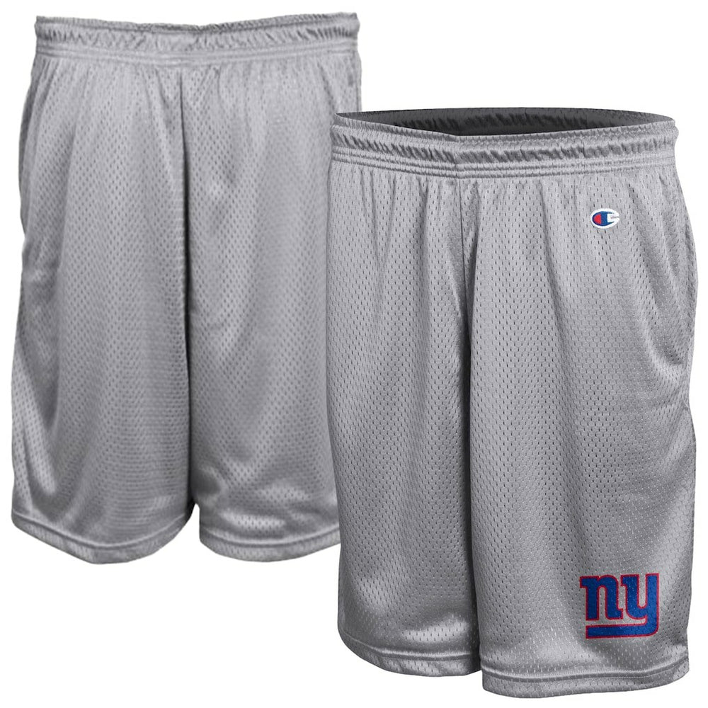 New York Giants Champion Classic Mesh Shorts - Gray - NFL
