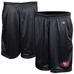 San Francisco 49ers Champion Classic Mesh Shorts - Black - NFL