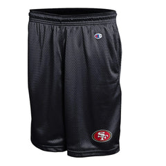 San Francisco 49ers Champion Classic Mesh Shorts - Black - NFL