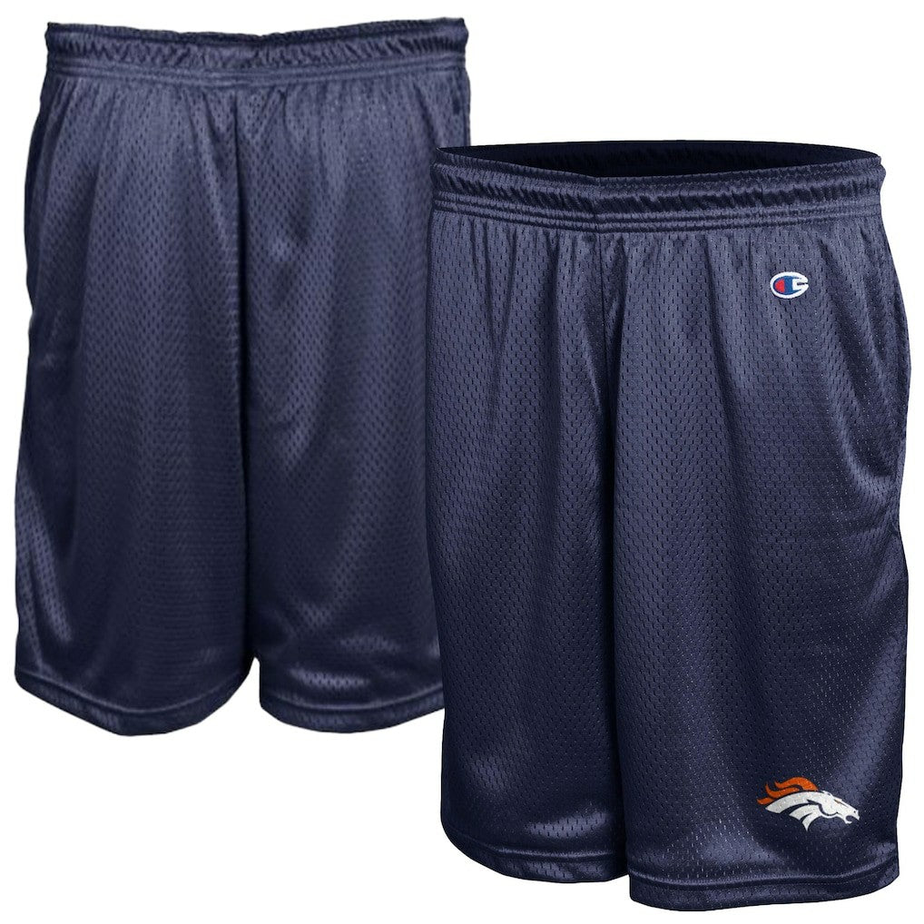Denver Broncos Champion Classic Mesh Shorts - Navy - NFL