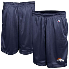 Denver Broncos Champion Classic Mesh Shorts - Navy - NFL