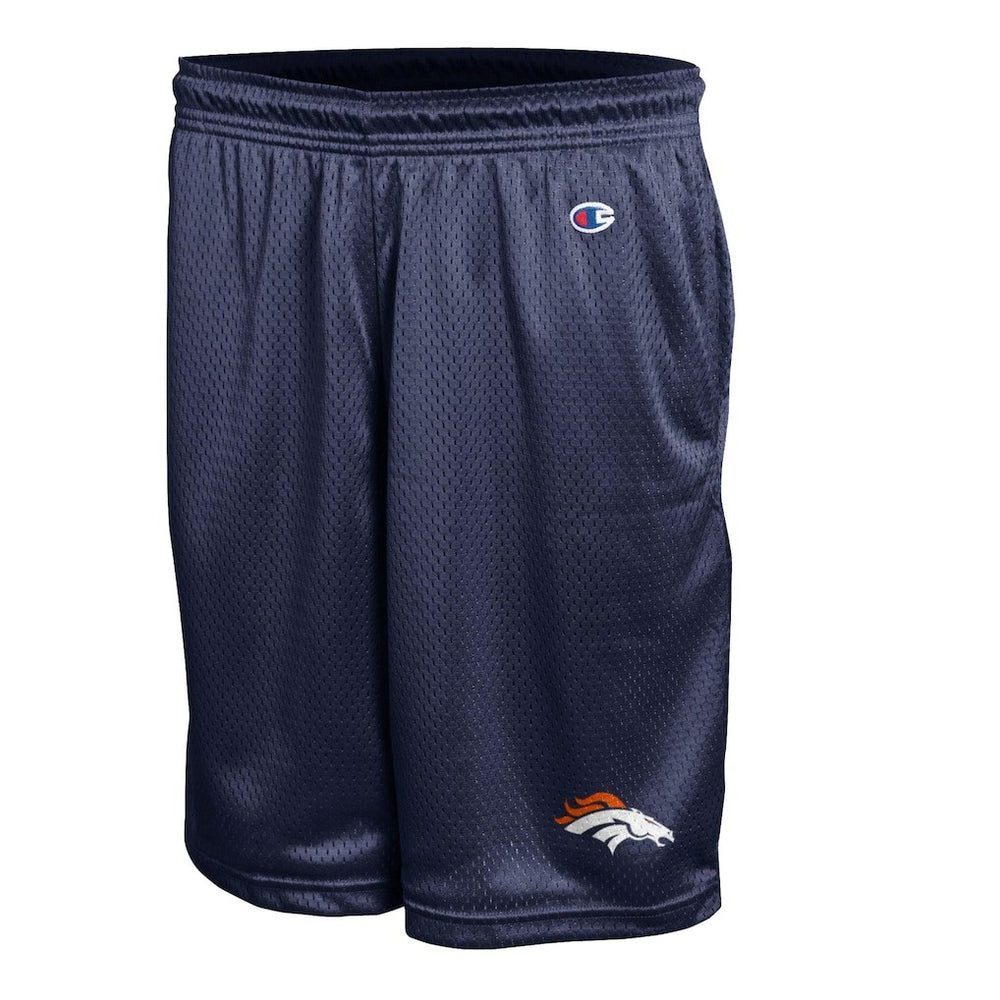 Denver Broncos Champion Classic Mesh Shorts - Navy - NFL