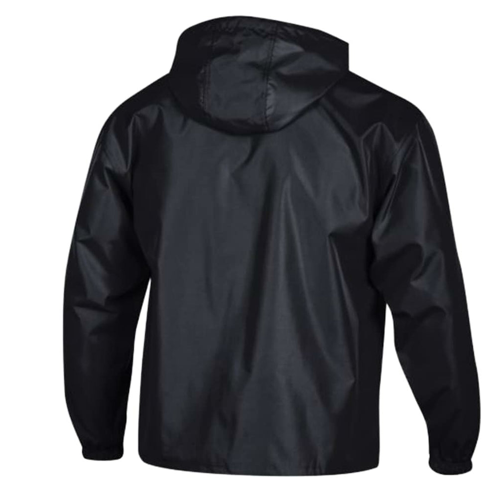 New Orleans Saints Champion Packable Windbreaker Half-Zip Jacket - Black - NFL