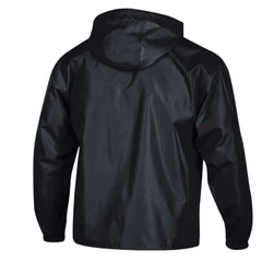 New Orleans Saints Champion Packable Windbreaker Half-Zip Jacket - Black - NFL