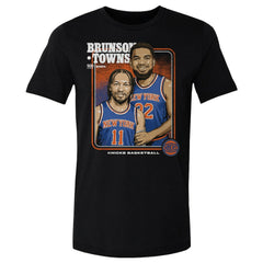 Jalen Brunson, Karl-Anthony Towns New York Knicks 500 Level Stepbrothers T-Shirt Black