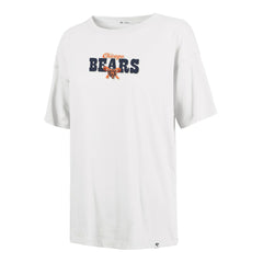 Chicago Bears '47 Women's Bow & Banner Sadie T-Shirt - White - 47 brand