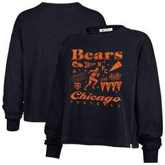 Chicago Bears '47 Women's Team Collage Sydney Long Sleeve T-Shirt - Navy - 47 brand