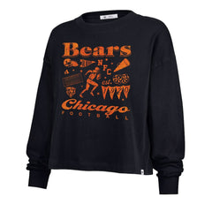 Chicago Bears '47 Women's Team Collage Sydney Long Sleeve T-Shirt - Navy - 47 brand