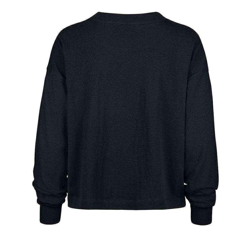 New England Patriots '47 Women's Team Collage Sydney Long Sleeve T-Shirt - Navy - 47 brand