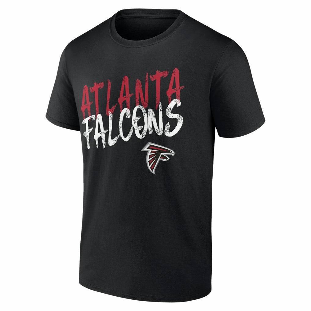 Atlanta Falcons Hustle Personalized Name & Number T-Shirt - Black - NFL