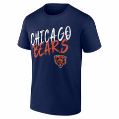Chicago Bears Hustle Personalized Name & Number T-Shirt - Navy - NFL