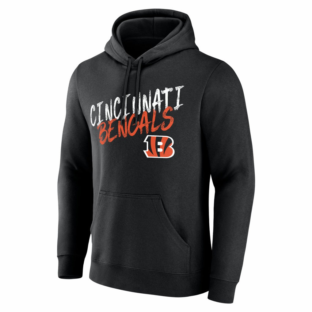 Cincinnati Bengals Hustle Personalized Name & Number Hoodie - Black - NFL