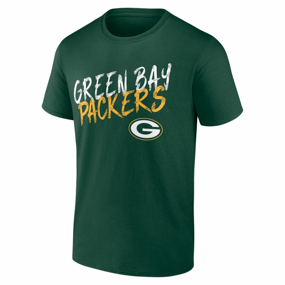 Green Bay Packers Hustle Personalized Name & Number T-Shirt - Green - NFL