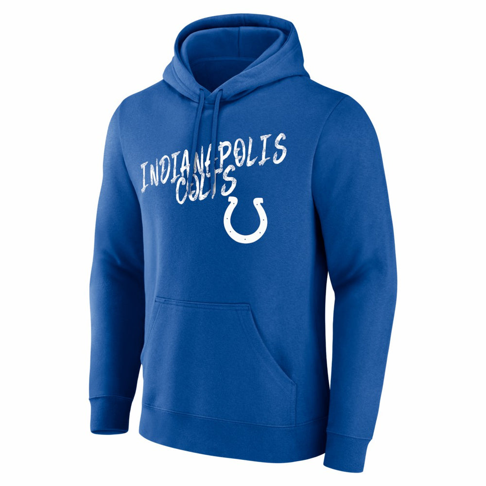 Indianapolis Colts Hustle Personalized Name & Number Hoodie - Royal - NFL