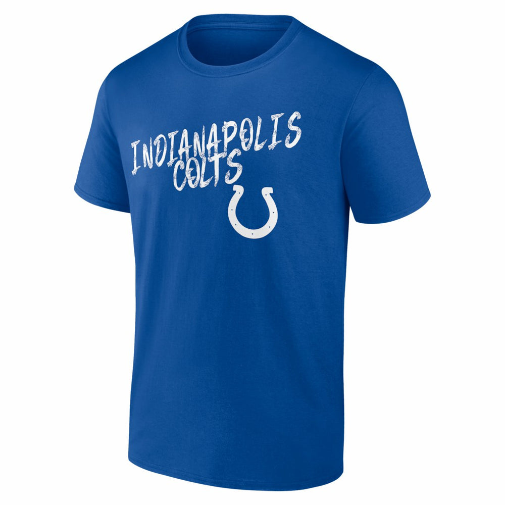 Indianapolis Colts Hustle Personalized Name & Number T-Shirt - Royal - NFL