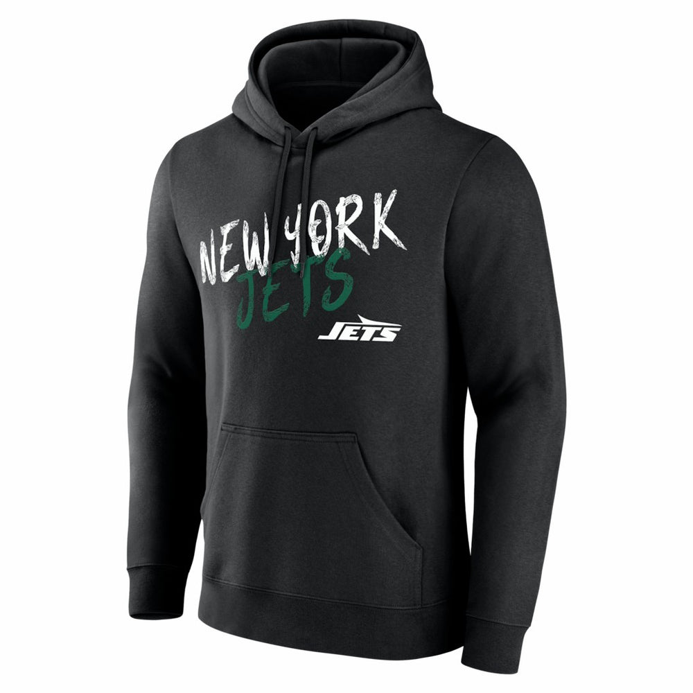 New York Jets Hustle Personalized Name & Number Hoodie - Black - NFL