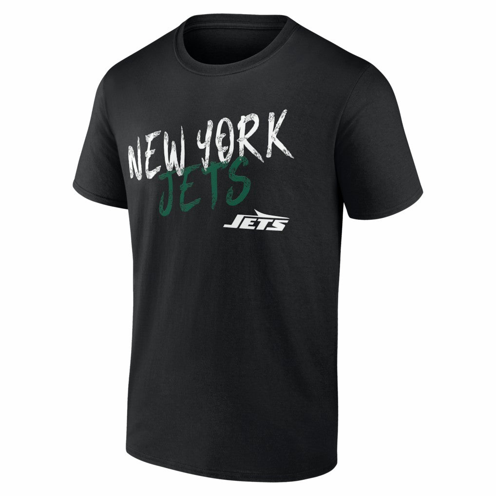 New York Jets Hustle Personalized Name & Number T-Shirt - Black - NFL