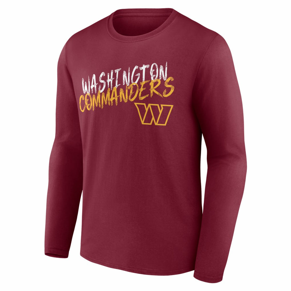 Washington Commanders Hustle Personalized Name & Number Long Sleeve T-Shirt - Burgundy - NFL