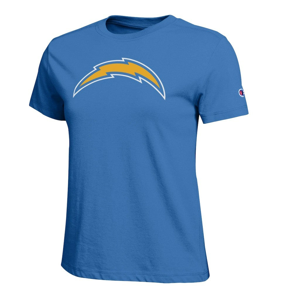 Los Angeles Chargers Champion Women's Logo T-Shirt - Powder Blue - NFL