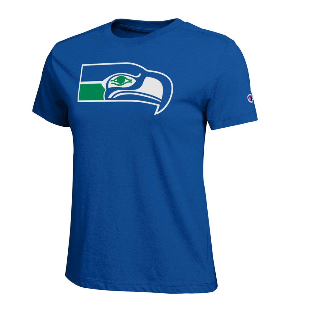 Seattle Seahawks Champion Women's Logo T-Shirt - Royal - NFL