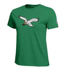 Philadelphia Eagles Champion Women's Logo T-Shirt - Kelly Green - NFL
