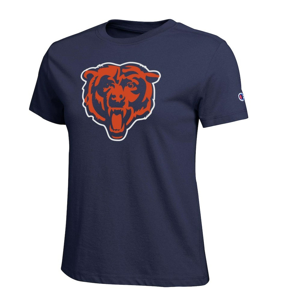 Chicago Bears Champion Women's Logo T-Shirt - Navy - NFL
