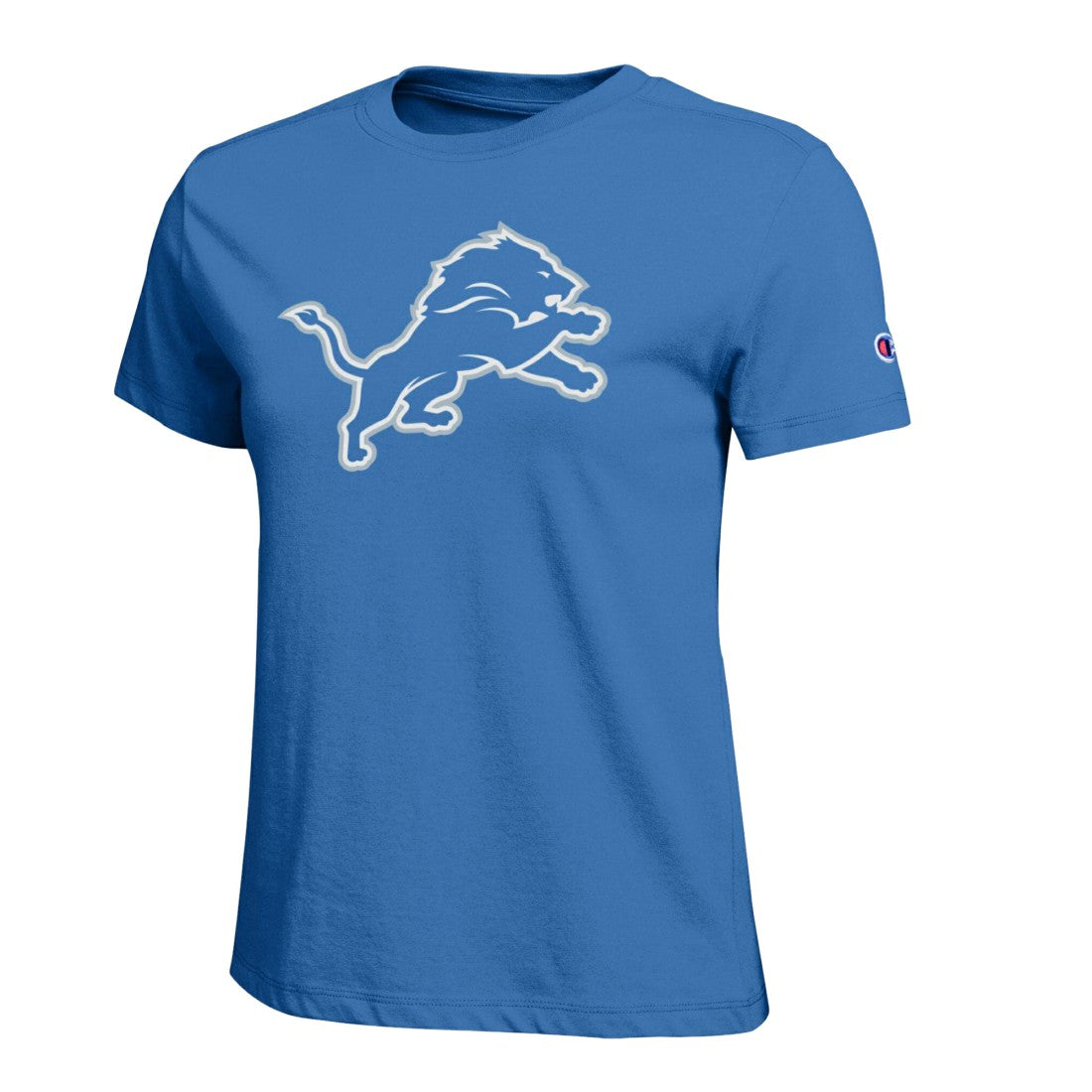 Detroit Lions Champion Women's Logo T-Shirt - Blue - NFL