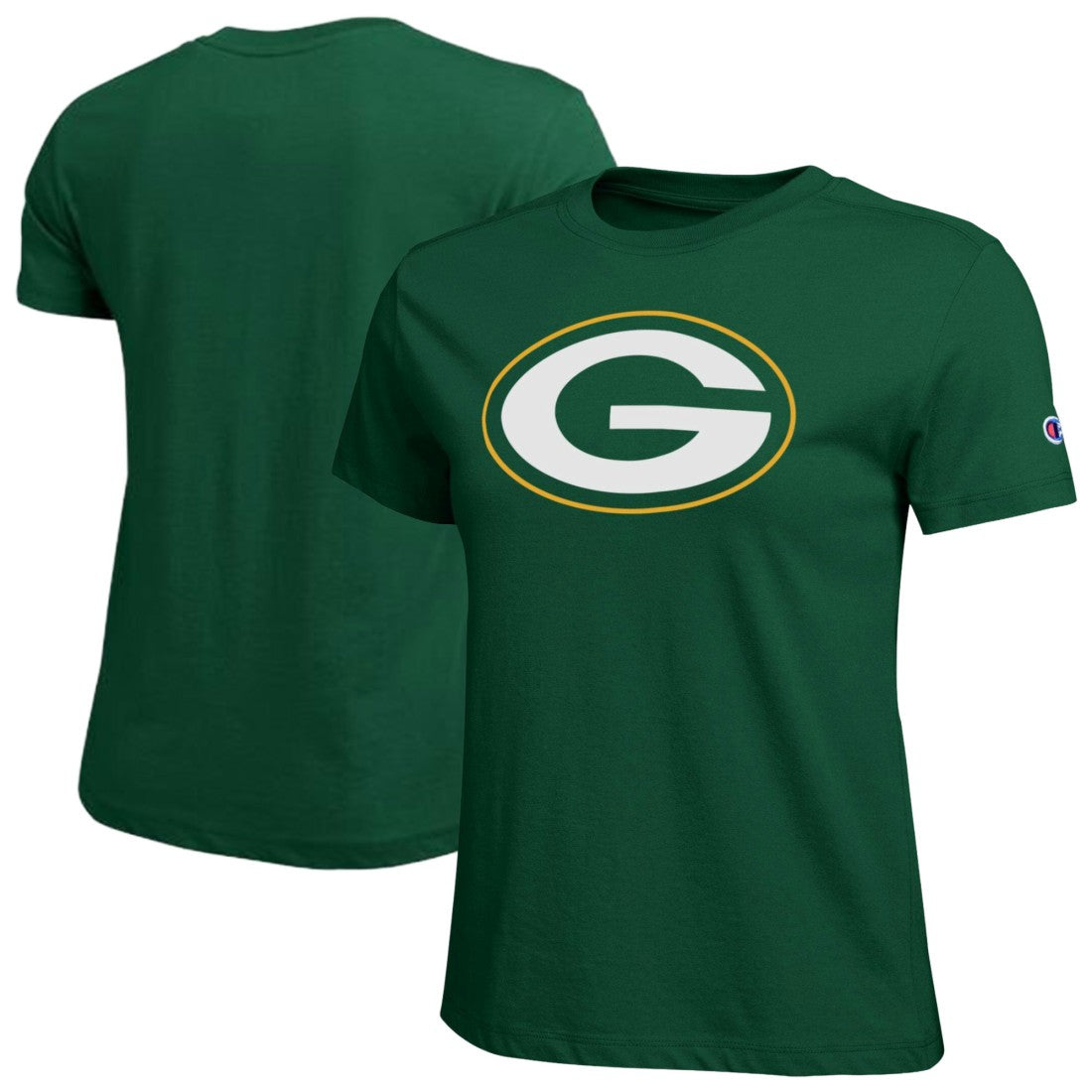 Green Bay Packers Champion Women's Logo T-Shirt - Green - NFL