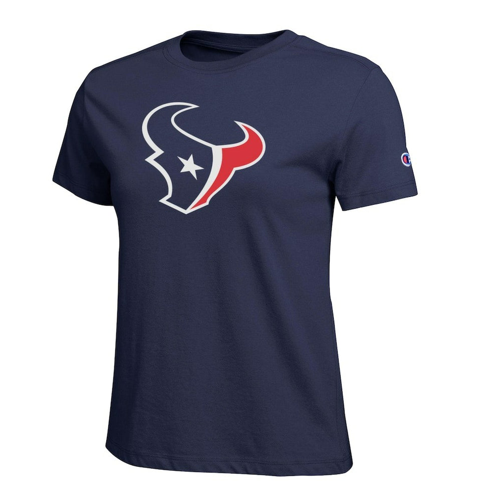 Houston Texans Champion Women's Logo T-Shirt - Navy - NFL