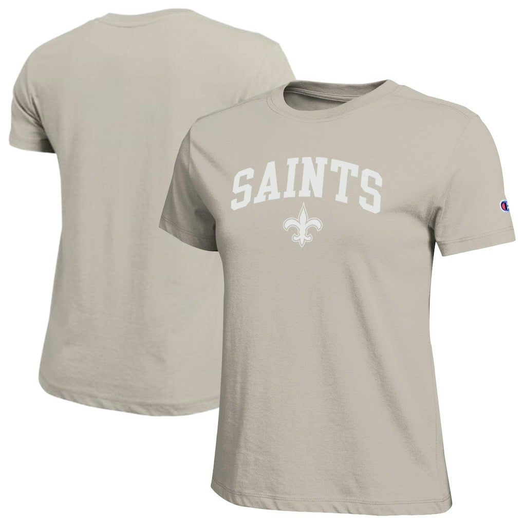 New Orleans Saints Champion Women's Cocoa Butter T-Shirt - Light Brown - NFL