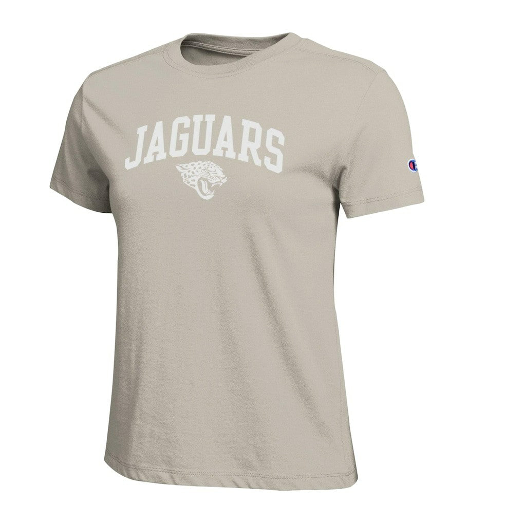 Jacksonville Jaguars Champion Women's Cocoa Butter T-Shirt - Light Brown - NFL