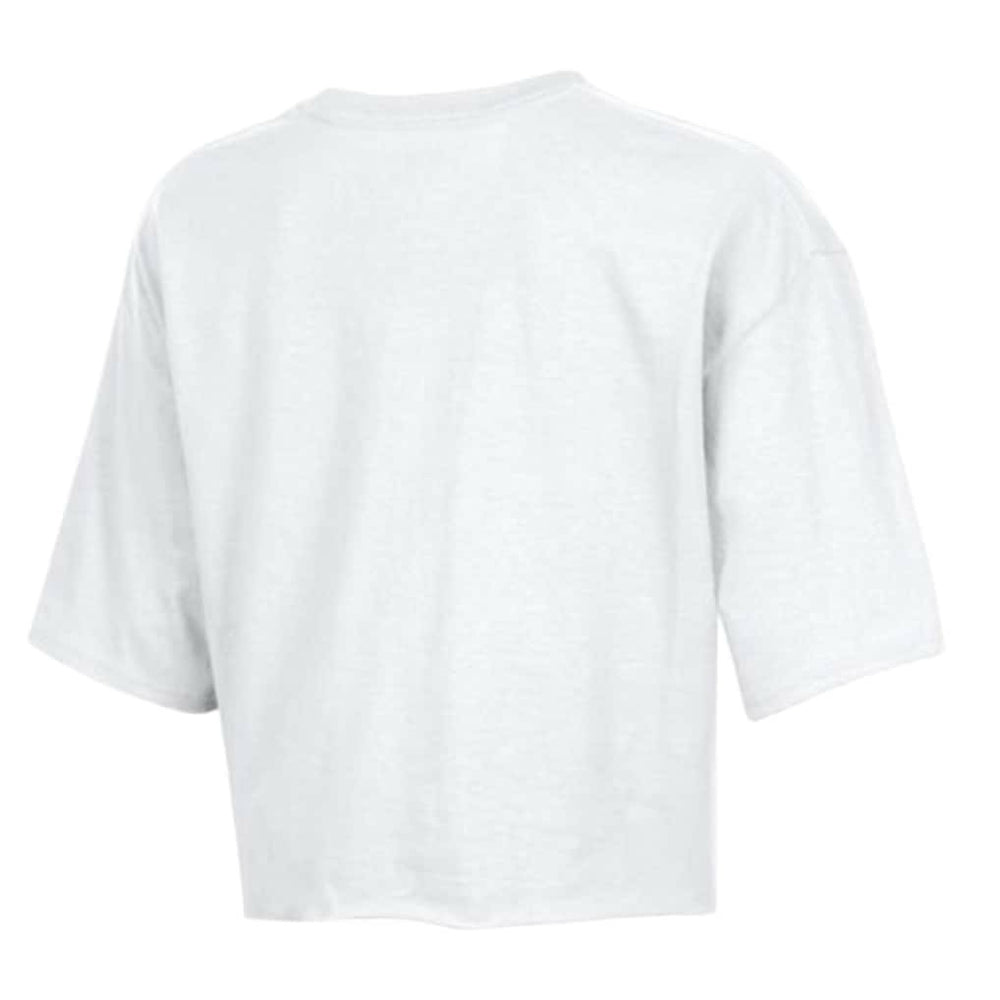 Miami Dolphins Champion Women's Boyfriend Cropped T-Shirt - White - NFL