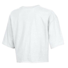 Miami Dolphins Champion Women's Boyfriend Cropped T-Shirt - White - NFL