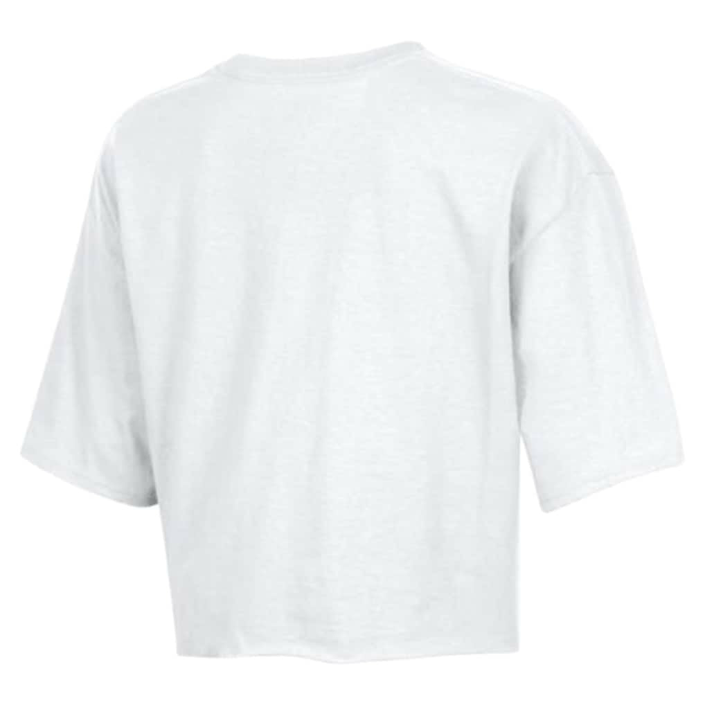 Philadelphia Eagles Champion Women's Boyfriend Cropped T-Shirt - White - NFL