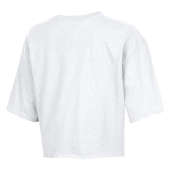 Detroit Lions Champion Women's Boyfriend Cropped T-Shirt - White - NFL