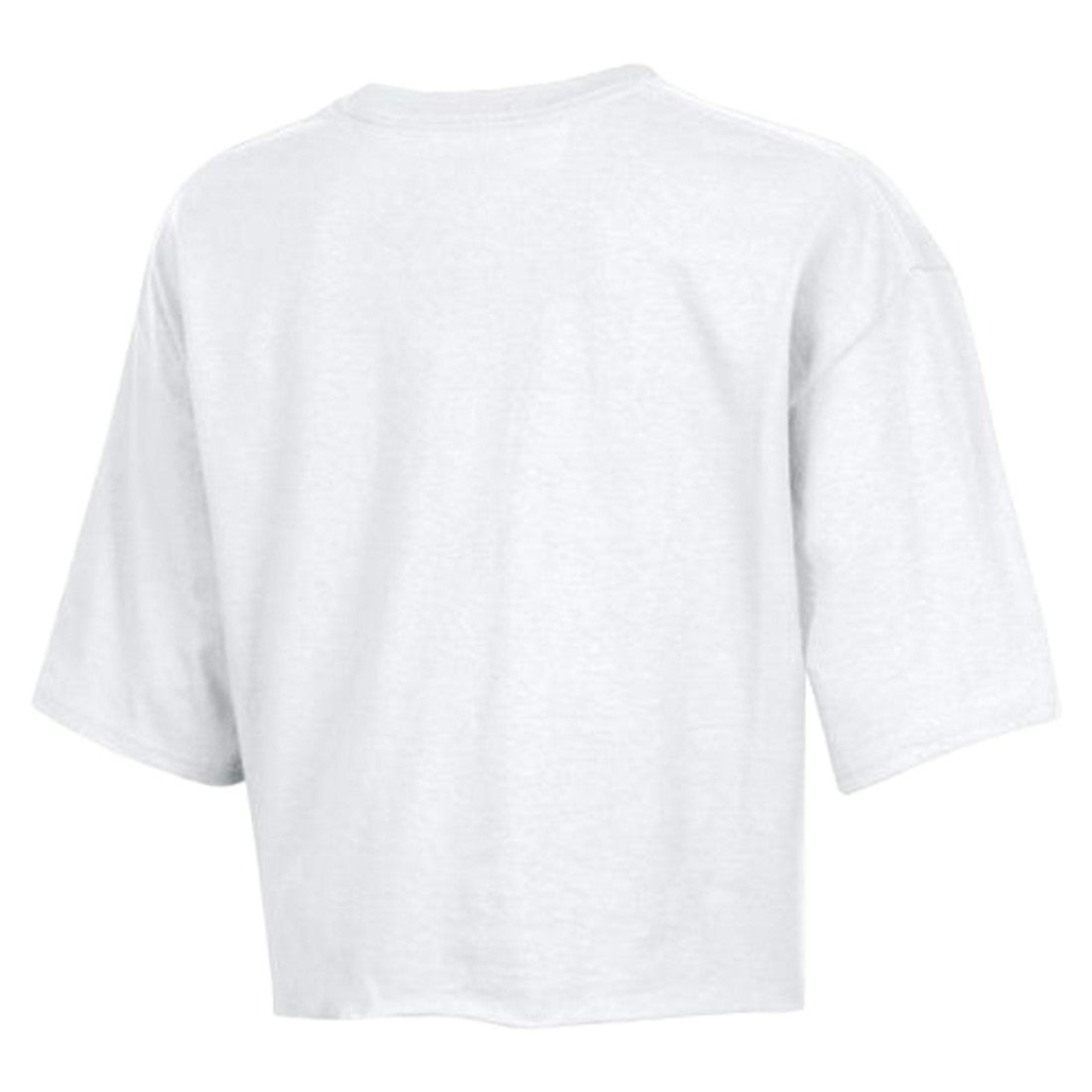 Denver Broncos Champion Women's Boyfriend Cropped T-Shirt - White - NFL