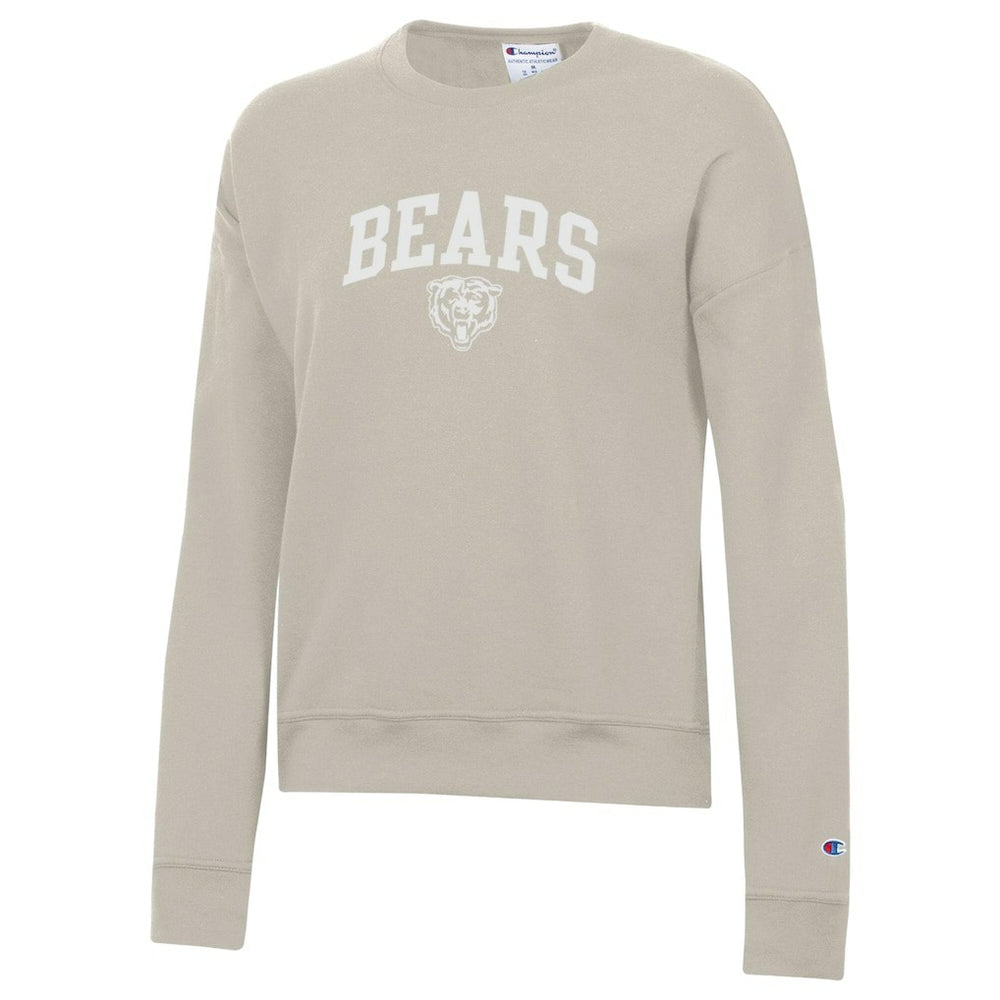 Chicago Bears Champion Women's Powerblend Cocoa Butter Fleece Sweatshirt - Light Brown - NFL