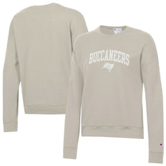 Tampa Bay Buccaneers Champion Women's Powerblend Cocoa Butter Fleece Sweatshirt - Light Brown - NFL