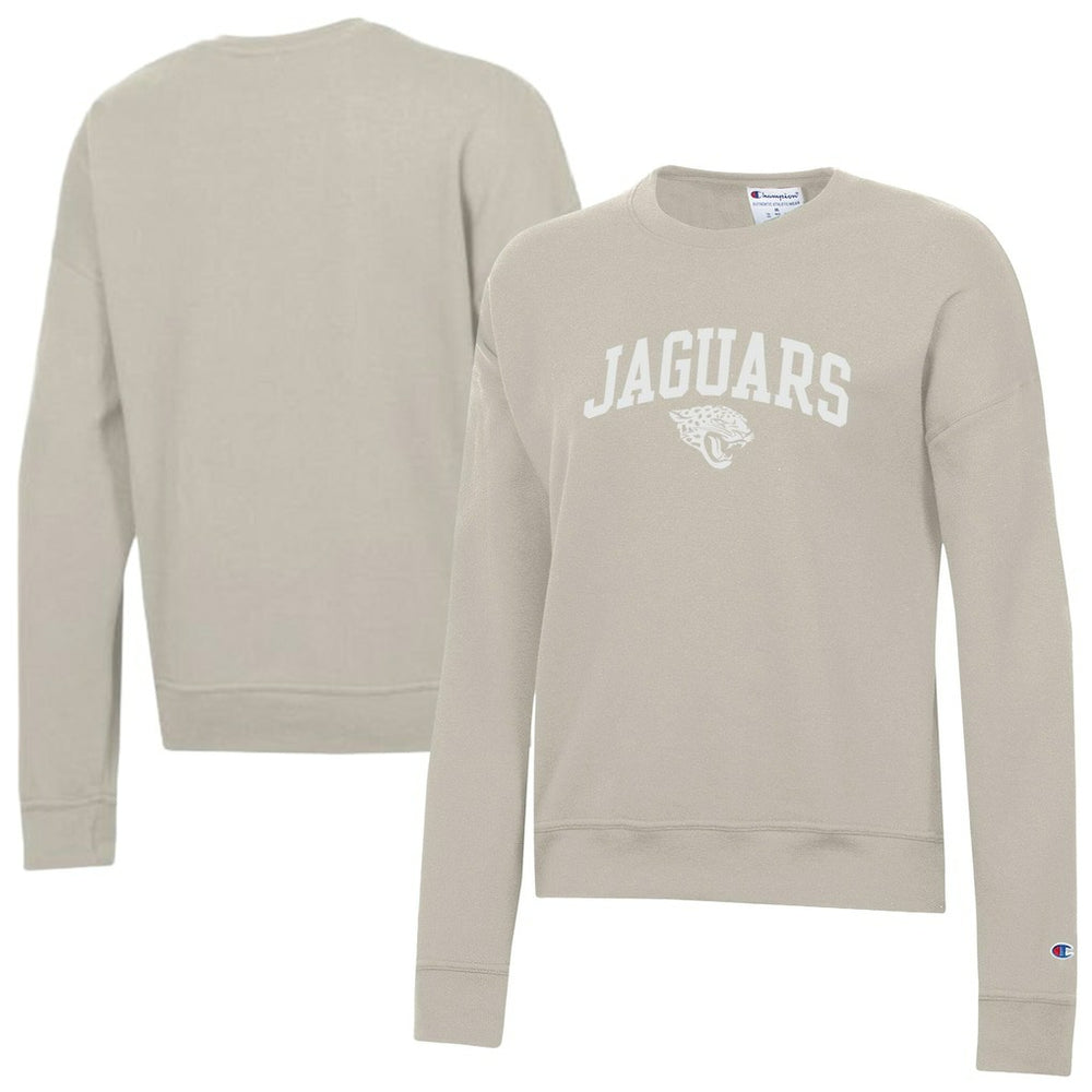 Jacksonville Jaguars Champion Women's Powerblend Cocoa Butter Fleece Sweatshirt - Light Brown - NFL