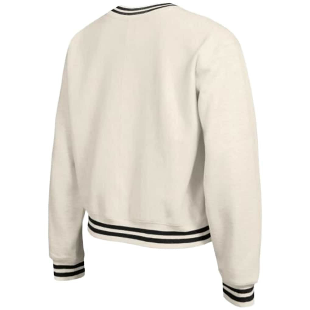 Miami Dolphins Champion Women's Reverse Weave Fleece Sweatshirt - Cream - NFL
